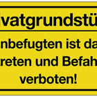 Hinweiszeichen ( 3000277325 ) Privatgrundstück Kunststoff