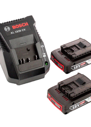 Bosch Professional GSR 18V-21 Akku Bohrschrauber 18V 55Nm + 2x Akku 2,0Ah + Ladegerät + Bit-Set + L-Boxx - Toolbrothers