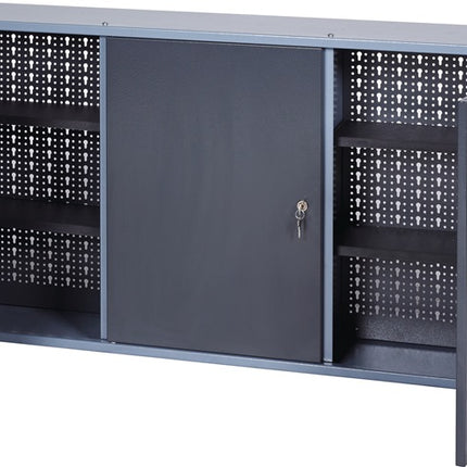 Werkzeugschrank ( 4000870177 ) H600xB1200xT200mm 3 Lochrückwände, 3 Türen