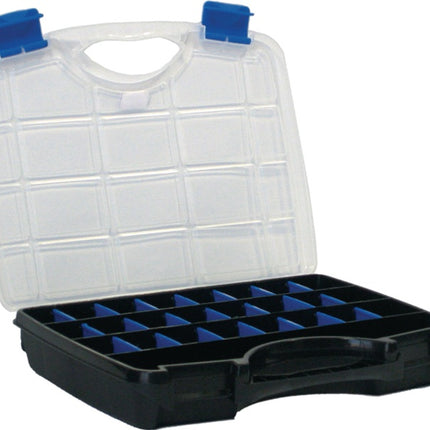 Sortimentskasten Basic Line ( 4000871448 ) B388xT290xH61mm transparent schwarz-blau