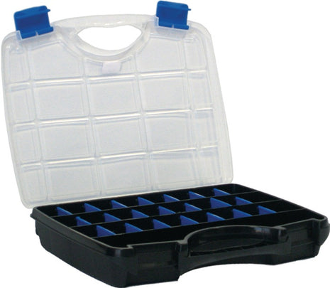 Caja surtida Línea Basic (4000871448) A388xP290xH61mm transparente negro-azul