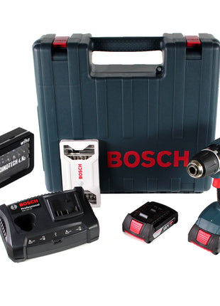 Bosch Professional GSR 18V-21 Akku Bohrschrauber 18V 55Nm + 2x Akku 2,0Ah + Ladegerät + Bit-Set + Koffer - Toolbrothers