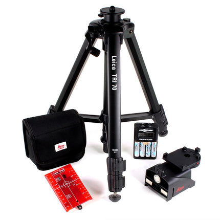 Leica Lino L2P5  Punkt- und Kreuzlinienlaser Geosystems Profipaket im Transportkoffer mit Stativ inkl. Akkus + Ladegerät - Toolbrothers