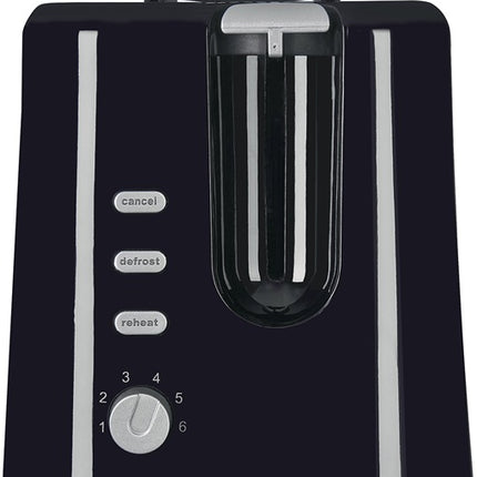 2-Schlitz Toaster TA 3102 swi ( 4000896640 ) 870 W schwarz-Inox 985 g Funktionstasten beleuchtet