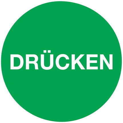 Türaufkleber ( 3000277041 ) Ø 50 mmLxB Folie selbstklebend