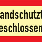 Brandschutzzeichen DIN 4066 ( 3000277595 ) L297xB105 mm Folie