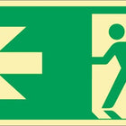 Rettungszeichen DIN EN ISO 7010 ( 9000477438 ) L297xB148 mm Folie