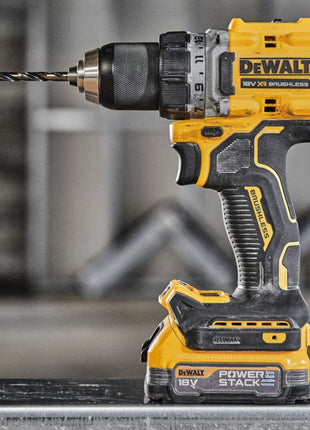 DeWalt DCD 800 E1 Akku Bohrschrauber 18 V 90 Nm Brushless + 1x Powerstack Akku 1,7 Ah + Ladegerät