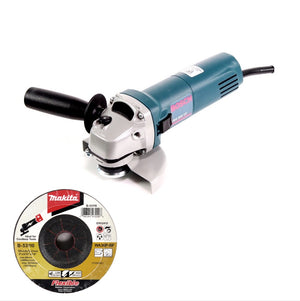 Bosch GWS 850 CE 850 Watt 125 mm Winkelschleifer ( 0601378790 ) + 5x Makita B-53110 Schruppscheibe 125 mm x 22,23 mm