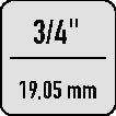 Fein Kernbohrer NOVA 25 ( 8000380286 ) Nenn-Ø 17 mm Schnitttiefe 25 mm Weldon