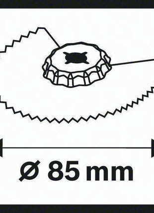 Hoja de sierra segmentada Bosch ACZ 85 EB (4000908667) Ø 85 mm