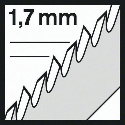 Bosch Stichsägeblatt T 101 BIF ( 4000837532 ) Gesamtlänge 83 mm BIM