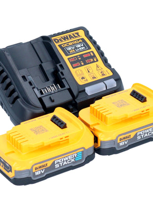 Taladro percutor inalámbrico DeWalt DCD 999 E2 18 V 95 Nm sin escobillas + 2x batería Powerstack 1,7 Ah + cargador