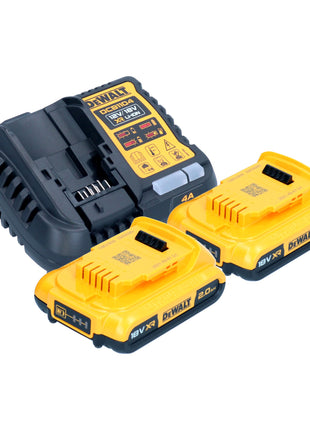 Perceuse à percussion sans fil DeWalt DCD 999 D2 18 V 95 Nm sans balais + 2 batteries 2,0 Ah + chargeur