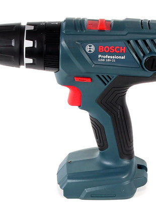 Bosch Professional GSB 18V-21 Akku Schlagbohrschrauber 18V 55Nm + 2x Akku 3,0Ah + Ladegerät + Bit-Set + L-Boxx - Toolbrothers