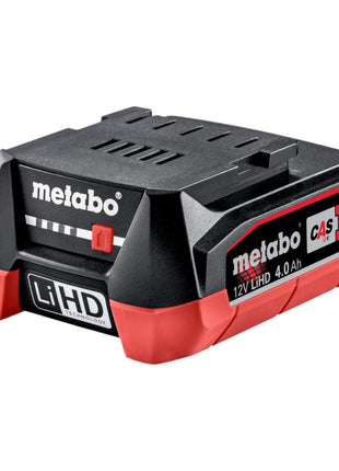 Metabo Akku Set 4x LiHD Akkupack 12 V  4,0 Ah / 4000 mAh Li-Ion mit Ladestandanzeige ( 4x 625349000 )