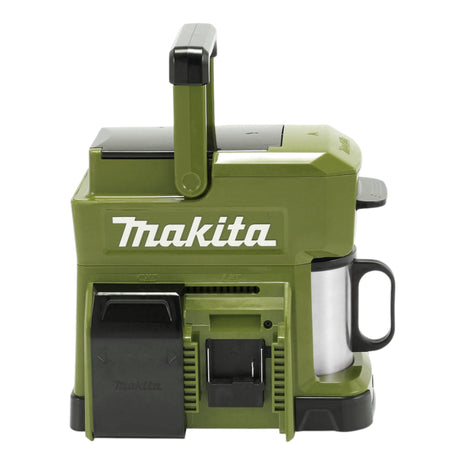 Cafetera de batería Makita DCM 501 ZO 12 V máx / 18 V Olive - Outdoor Adventure Edition Solo - sin batería, sin cargador