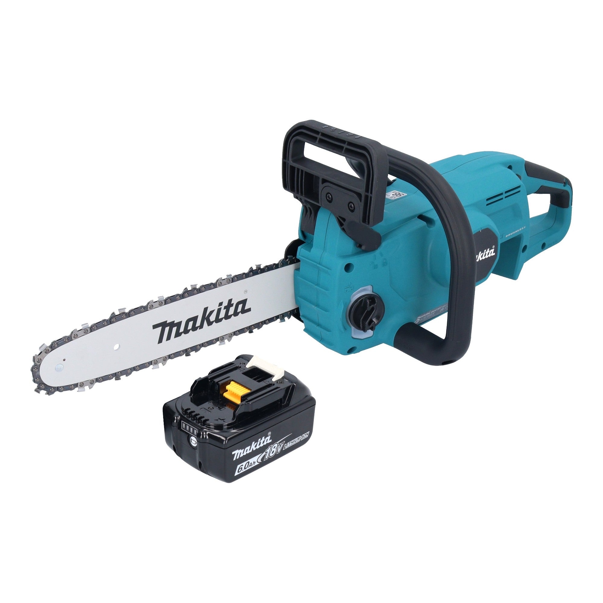 Makita DUC 307 GX3 Akku Kettensaege 18 V 30 cm Brushless 1x Akku 6 0 Ah ohne Ladegeraet 0 - toolbrothers