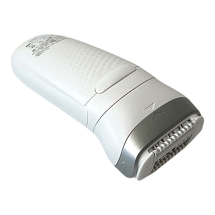 BRAUN Silk Epil 7-441 Epilierer Damen Haarentferner für langanhaltende Haarentfernung + Trimmeraufsatz + Mini-Rasierer Weiß / Silber