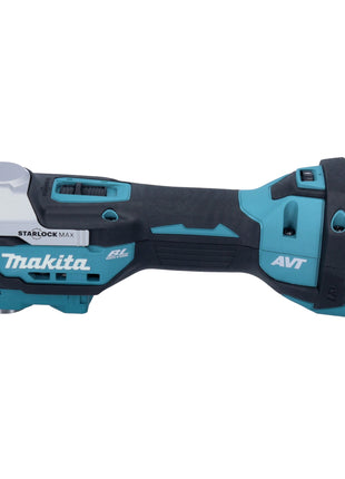 Makita DTM 52 T1JX2 outil multifonction avec batterie 18 V Starlock Max Brushless + 1x batterie 5,0 Ah + chargeur + jeu d'accessoires 43 pièces + Makpac