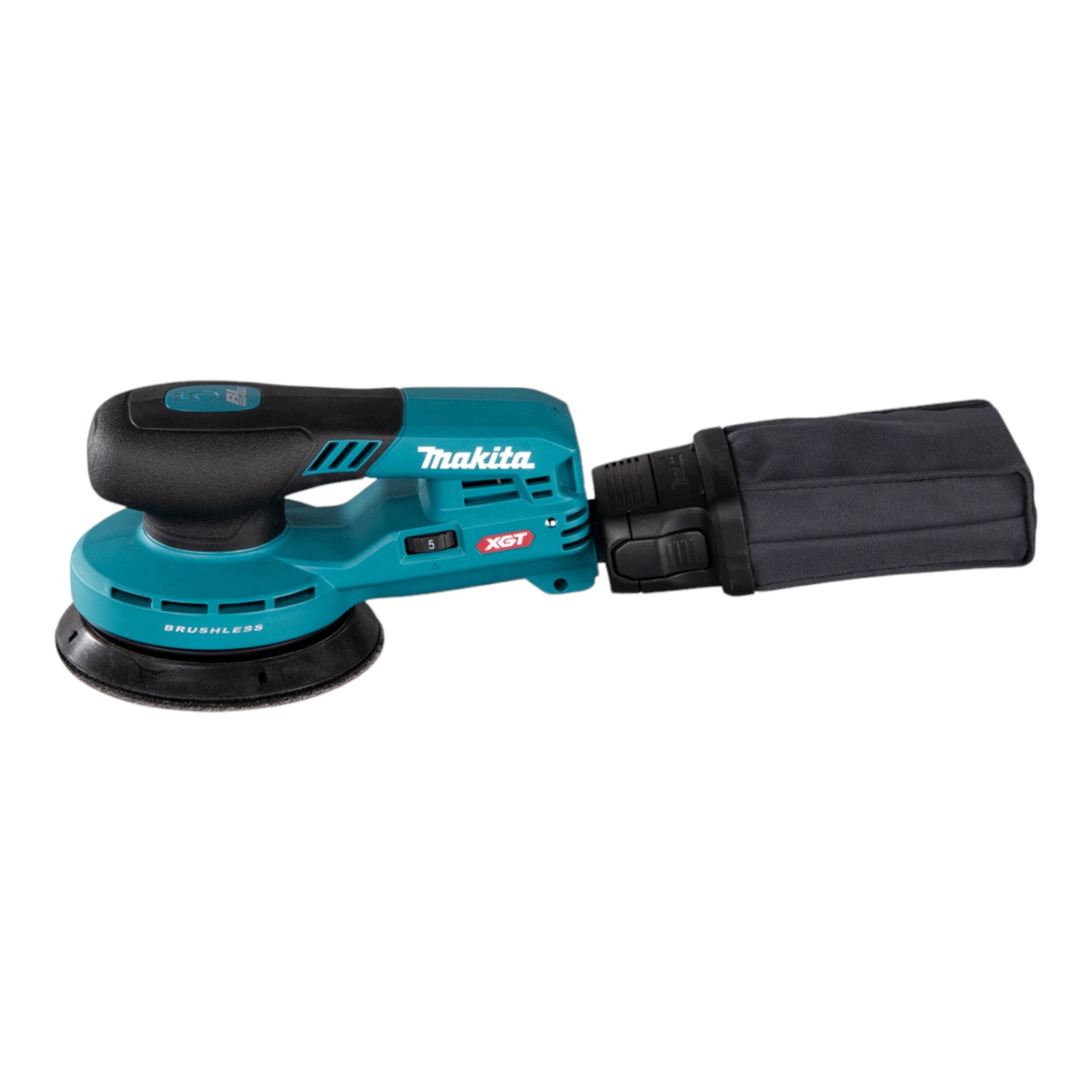 Makita BO 001 CGA1 Akku Exzenterschleifer 40 V max 125 mm 5 0 mm Hub Brushless 1x Akku 2 0 Ah ohne Ladegeraet 1 - toolbrothers