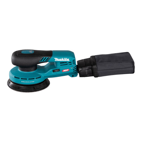 Makita BO 001 CGM201 Akku Exzenterschleifer 40 V max. 125 mm 5,0 mm Hub Brushless + 2x Akku 4,0 Ah + Ladegerät