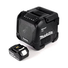 Makita DMR 202 M1 B Baustellen Lautsprecher Schwarz Bluetooth Akku und Netzbetrieb mit 1x 4,0 Ah Akku - ohne Ladegerät - Toolbrothers