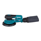 Ponceuse excentrique à batterie Makita BO 002 CGT1 40 V max. 150 mm course 5,0 mm sans balais + 1x batterie 5,0 Ah - sans chargeur