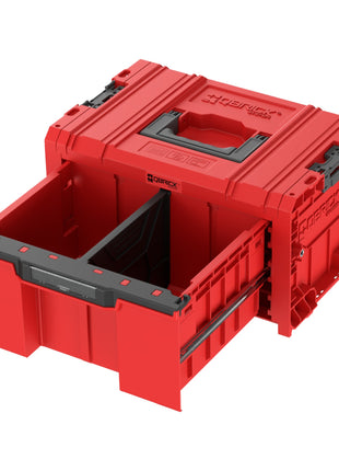 Qbrick System PRO Drawer 1 Toolbox 2.0 Basic RED Ultra HD Custom Werkzeugkasten 450 x 310 x 244 mm 12 l