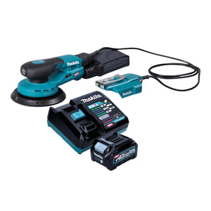 Makita BO 004 CGD101 Akku Exzenterschleifer 40 V max. 150 mm 3,0 mm Hub Brushless + 1x Akku 2,5 Ah + Ladegerät