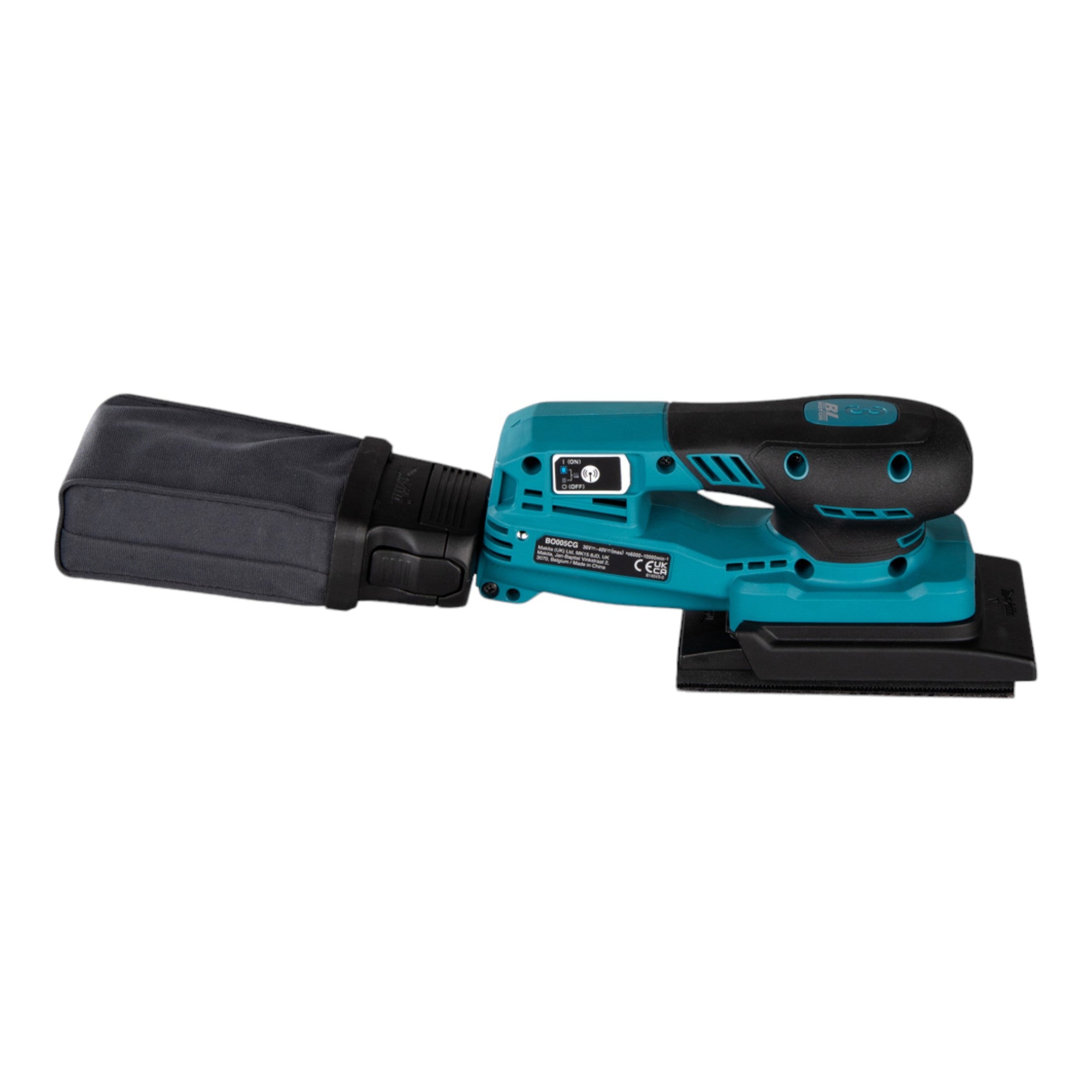 Makita BO 005 CGA101 Akku Schwingschleifer 40 V max 80 x 130 mm 3 0 mm Hub Brushless 1x Akku 2 0 Ah Ladegeraet 4 - toolbrothers