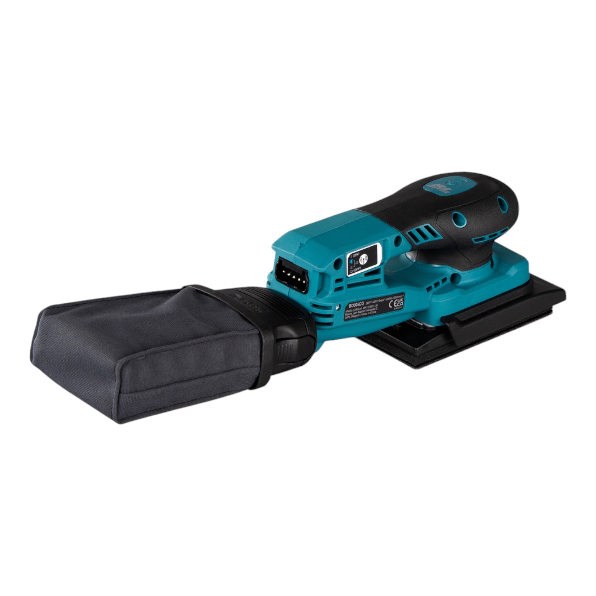 Makita BO 005 CGT101 Akku Schwingschleifer 40 V max 80 x 130 mm 3 0 mm Hub Brushless 1x Akku 5 0 Ah Ladegeraet Makpac 4 - toolbrothers