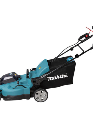 Makita DLM 538 CF2 Akku Rasenmäher 36 V ( 2x 18 V ) 530 mm + 2x Akku 3,0 Ah + Ladegerät