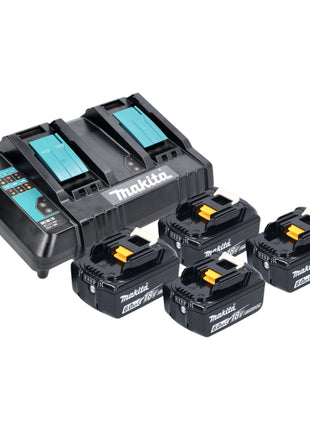 Cortacésped a batería Makita DLM 538 CG4 36 V (2x 18 V) 530 mm + 4x batería 6,0 Ah + cargador