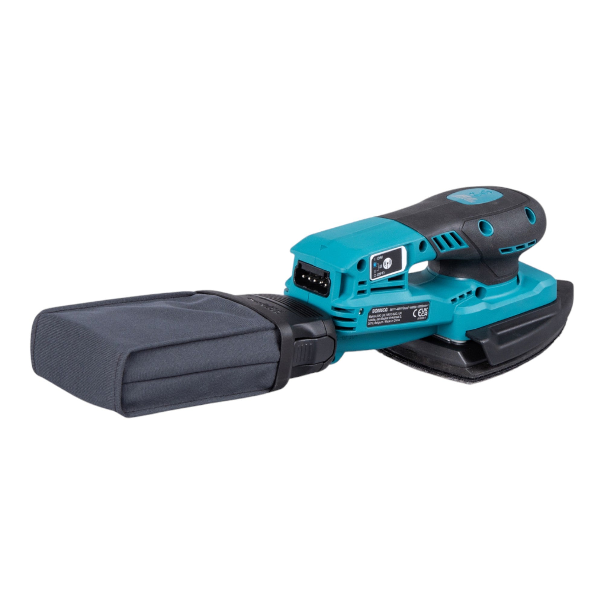 Makita BO 006 CGM101 Akku Deltaschleifer 40 V max 100 x 150 mm 3 0 mm Hub Brushless 1x Akku 4 0 Ah Ladegeraet Makpac 4 - toolbrothers