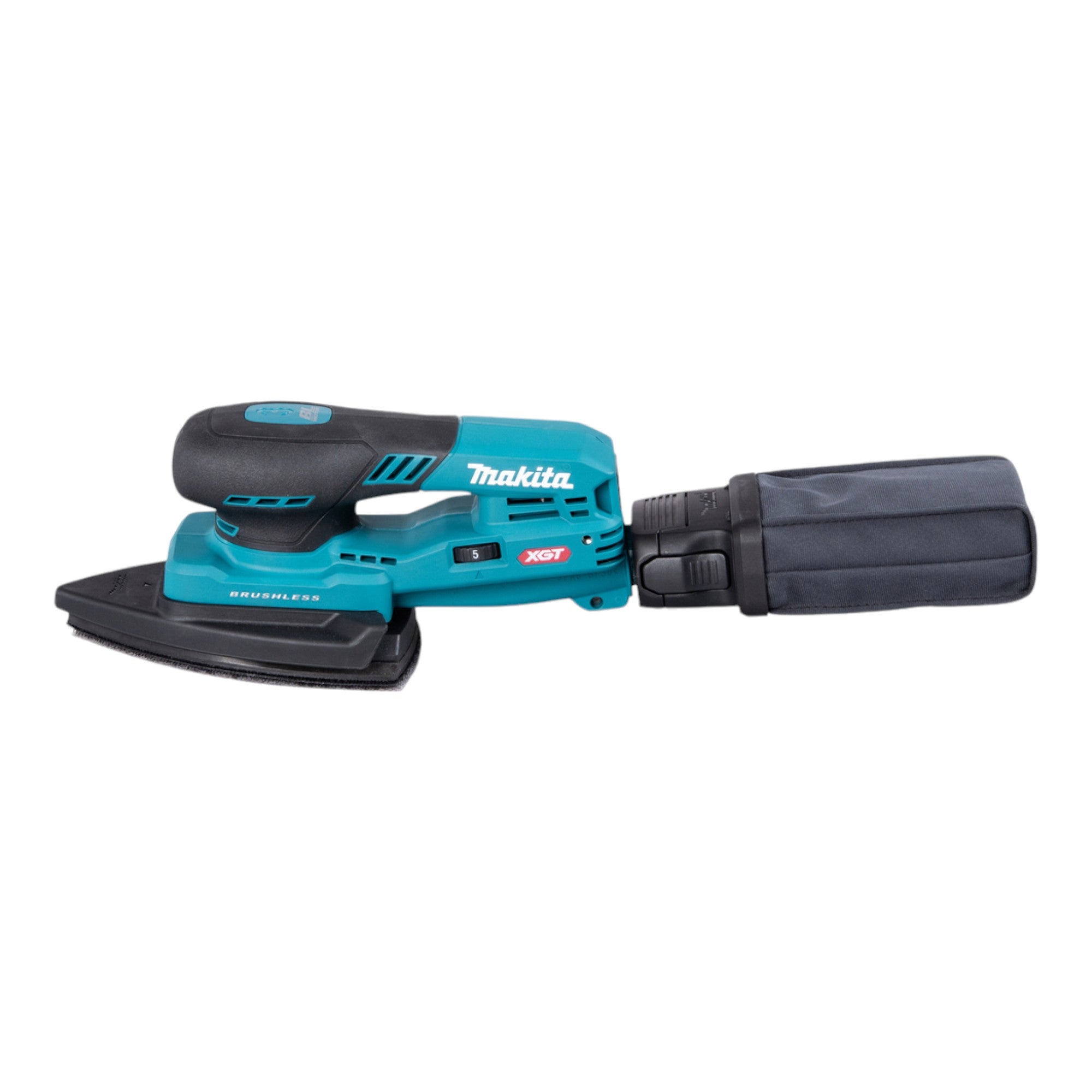 Makita BO 006 CGT101 Akku Deltaschleifer 40 V max 100 x 150 mm 3 0 mm Hub Brushless 1x Akku 5 0 Ah Ladegeraet Makpac 1 - toolbrothers
