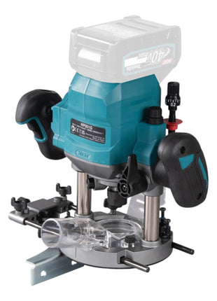 Makita RP 001 GM101 Akku Oberfräse 40 V max. 12 mm Brushless + 1x Akku 4,0 Ah + Ladegerät