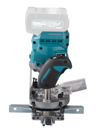 Makita RP 001 GM201 Akku Oberfräse 40 V max. 12 mm Brushless + 2x Akku 4,0 Ah + Ladegerät