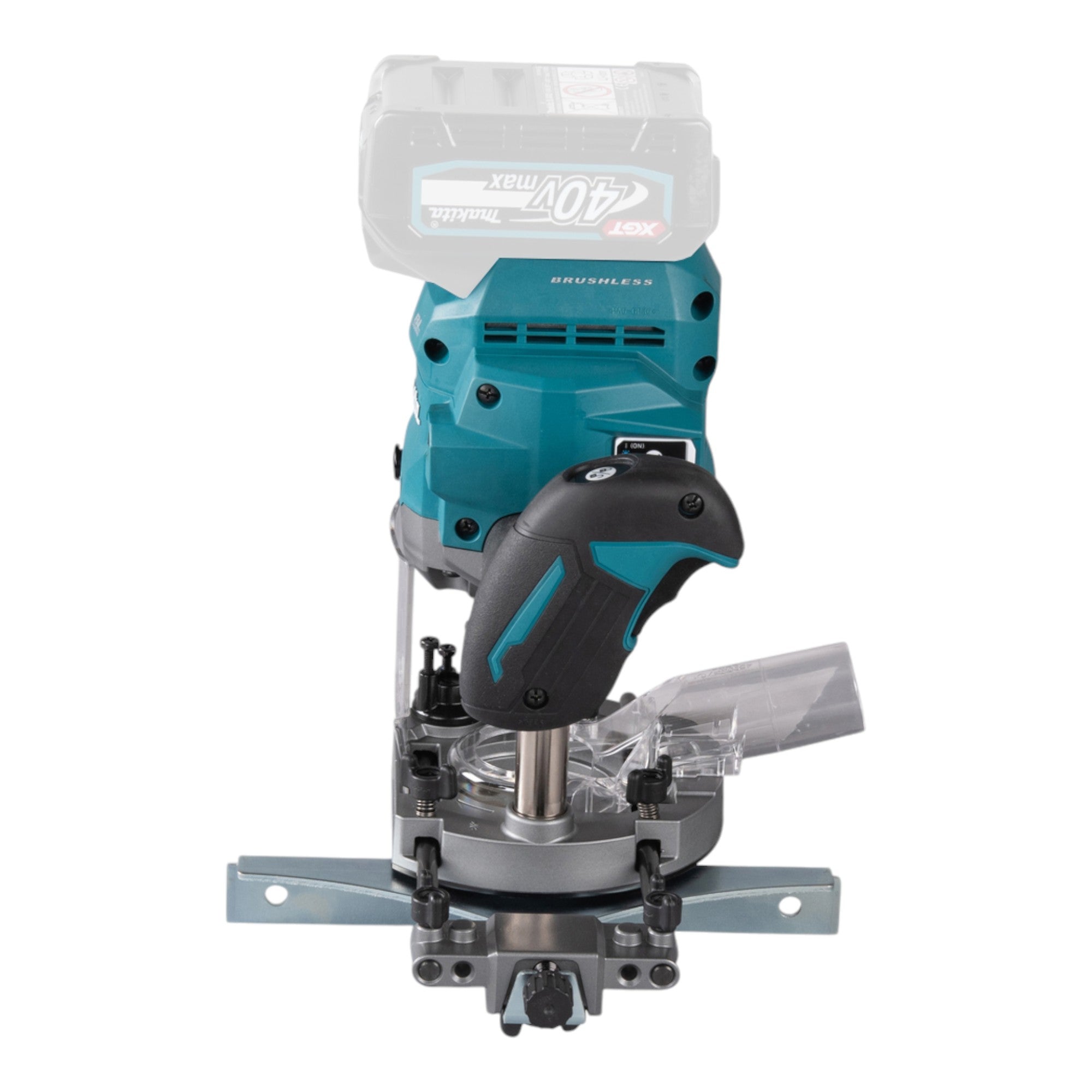 Makita RP 001 GD201 Akku Oberfraese 40 V max 12 mm Brushless 2x Akku 2 5 Ah Ladegeraet Makpac 1 - toolbrothers