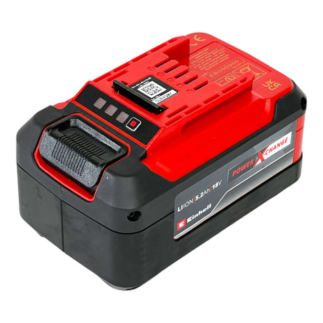 Einhell PXC Starter Kit 2x Power X-Change Plus batterie 18 V 5,2 Ah ( 2x 4511437 ) + Power X-Twincharger 3A chargeur double ( 4512069 )