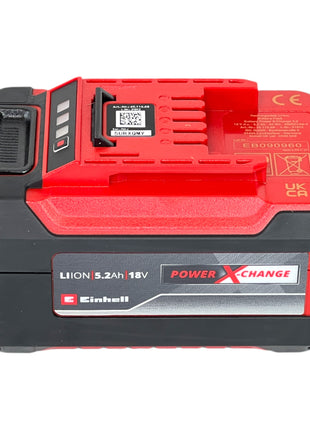 Einhell PXC Starter Kit 2x Power X-Change Plus Akku 18 V 5,2 Ah ( 2x 4511437 ) + Power X-Twincharger 3A Doppel Ladegerät ( 4512069 )