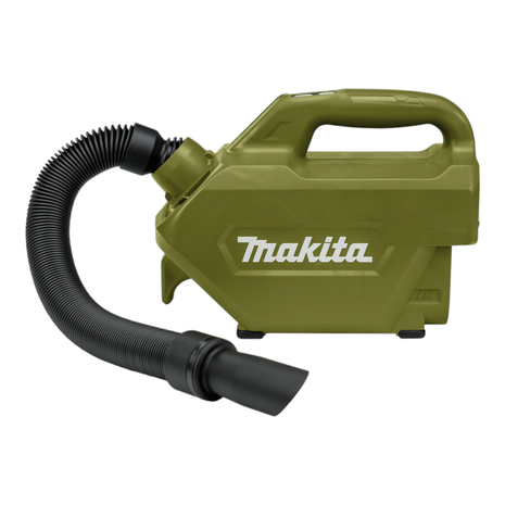 Odkurzacz akumulatorowy Makita DCL 184 SFO 18 V 54 mbar 0,5 l seria Olive Outdoor Adventure + 1x akumulator 3,0 Ah + ładowarka