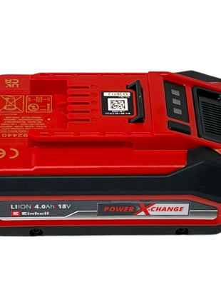 Einhell PXC Starter Kit 2x Power X-Change Plus Akku 18 V 4,0 Ah ( 2x 4511553 ) + Power X-Twincharger 3A Doppel Ladegerät ( 4512069 ) + Toolcase