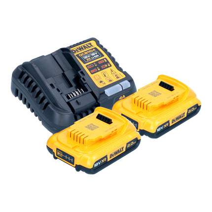 DeWalt DCE 581 D2K Akku Kartuschenpistole 18 V 310 ml + 2x Akku 2,0 Ah + Ladegerät + Koffer
