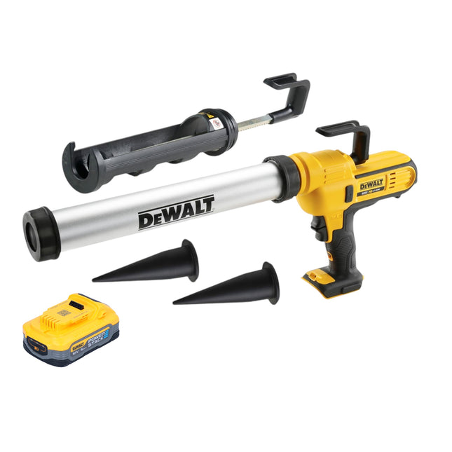 DeWalt DCE 581 NK Akku Kartuschenpistole 18 V 310 ml 1x Powerstack Akku 5 0 Ah Koffer ohne Ladegeraet 0 - toolbrothers
