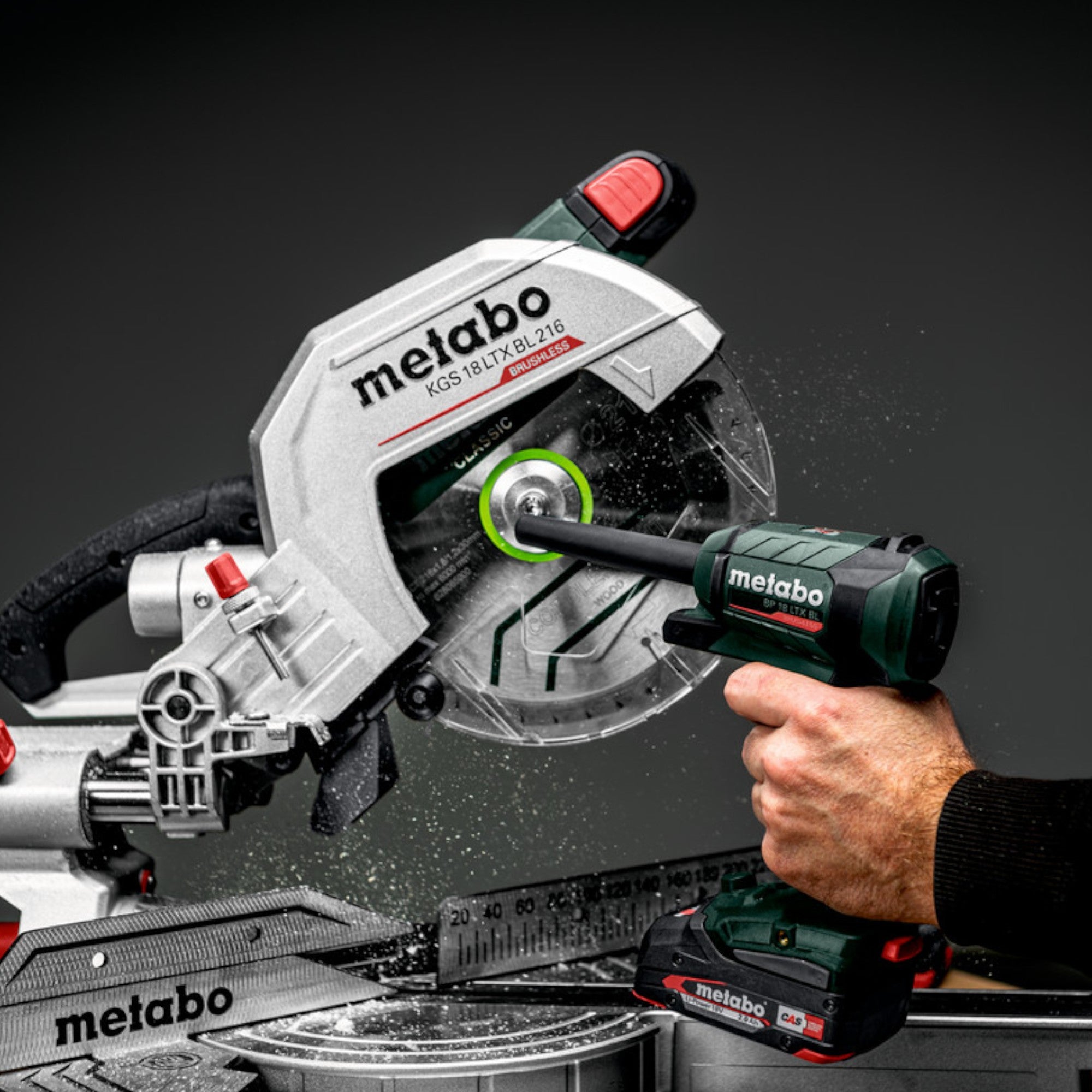 Metabo BP 18 LTX BL Akku Blaspistole 18 V Brushless 1x Akku 4 0 Ah Ladegeraet 4 - toolbrothers