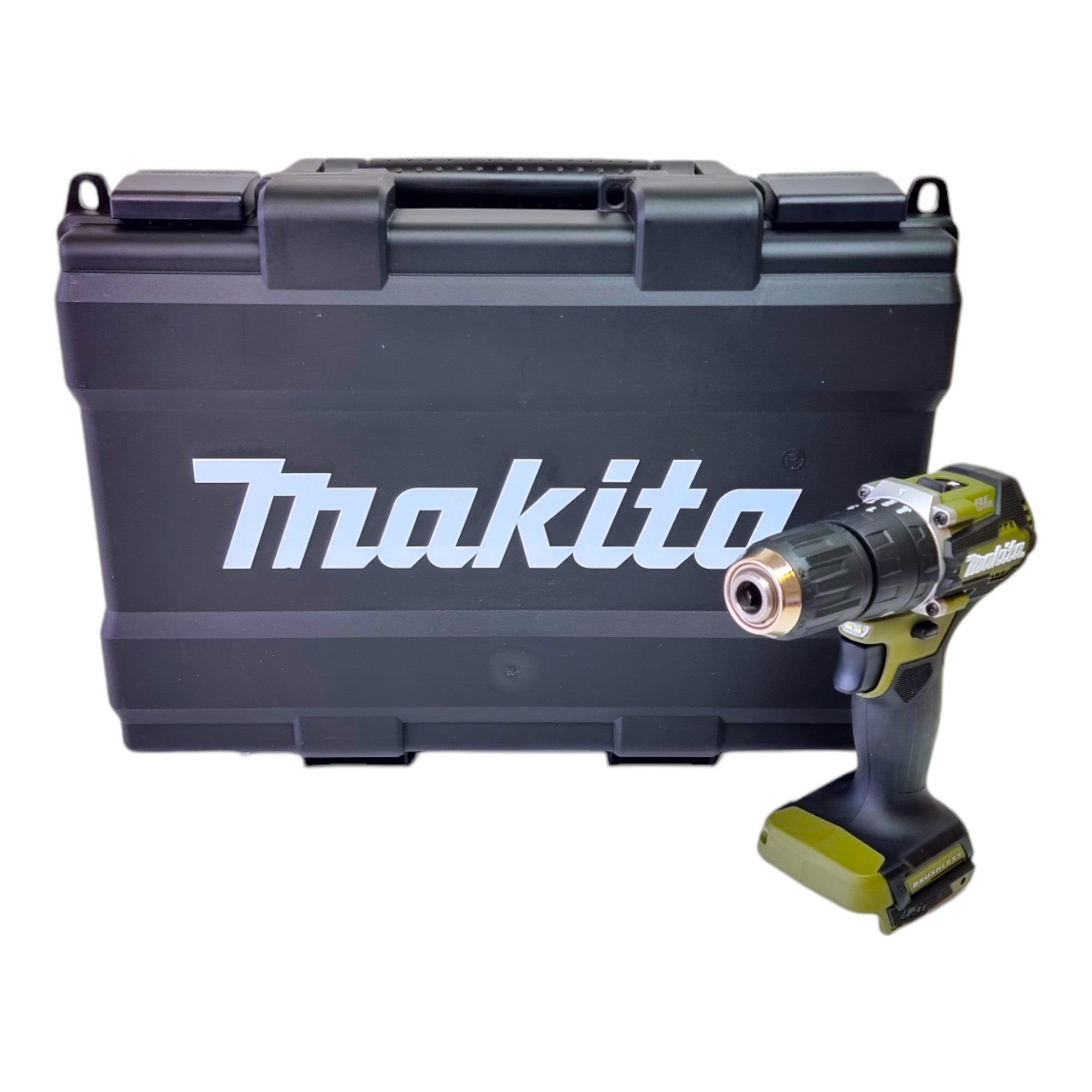 Makita DHP 487 ZKO Akku Schlagbohrschrauber 18 V 40 Nm Brushless Olive Outdoor Adventure Serie Koffer ohne Akku ohne Ladegeraet 0 - toolbrothers