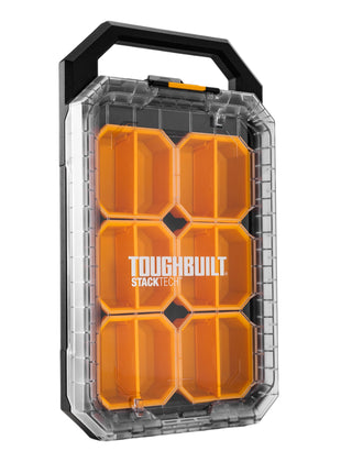 Toughbuilt StackTech TB B1 O 10C kompakter flacher Organizer 48 x 26 5 x 10 cm IP65 6x Inlay 6x Trennwand  1 - toolbrothers