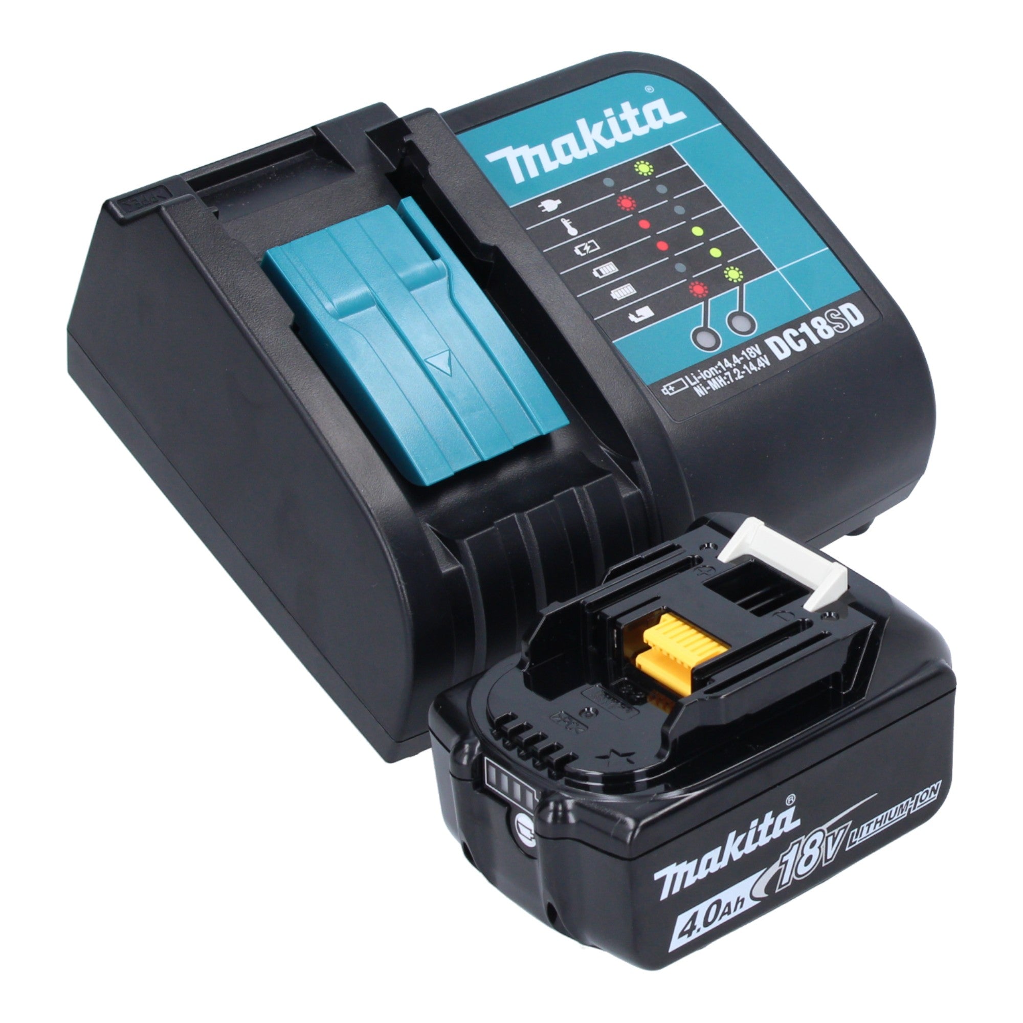 Makita DUH 606 SM Akku Heckenschere 18 V 600 mm Brushless 1x Akku 4 0 Ah Ladegeraet 3 - toolbrothers