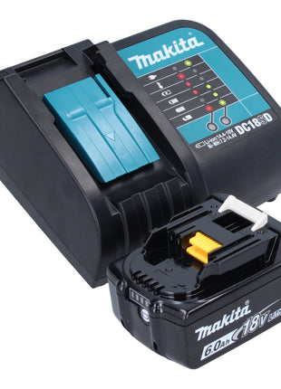 Cortasetos a batería Makita DUH 606 ​​​​SG 18 V 600 mm sin escobillas + 1x batería 6,0 Ah + cargador